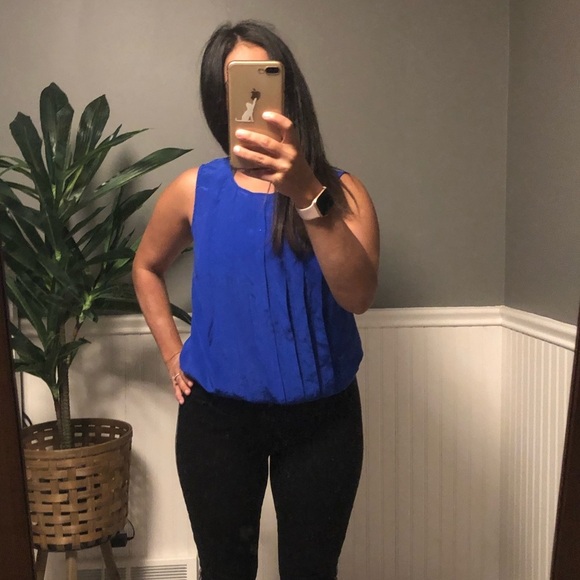 ❤️Charlie Jade Blue Blouse Size XS - Picture 4 of 9